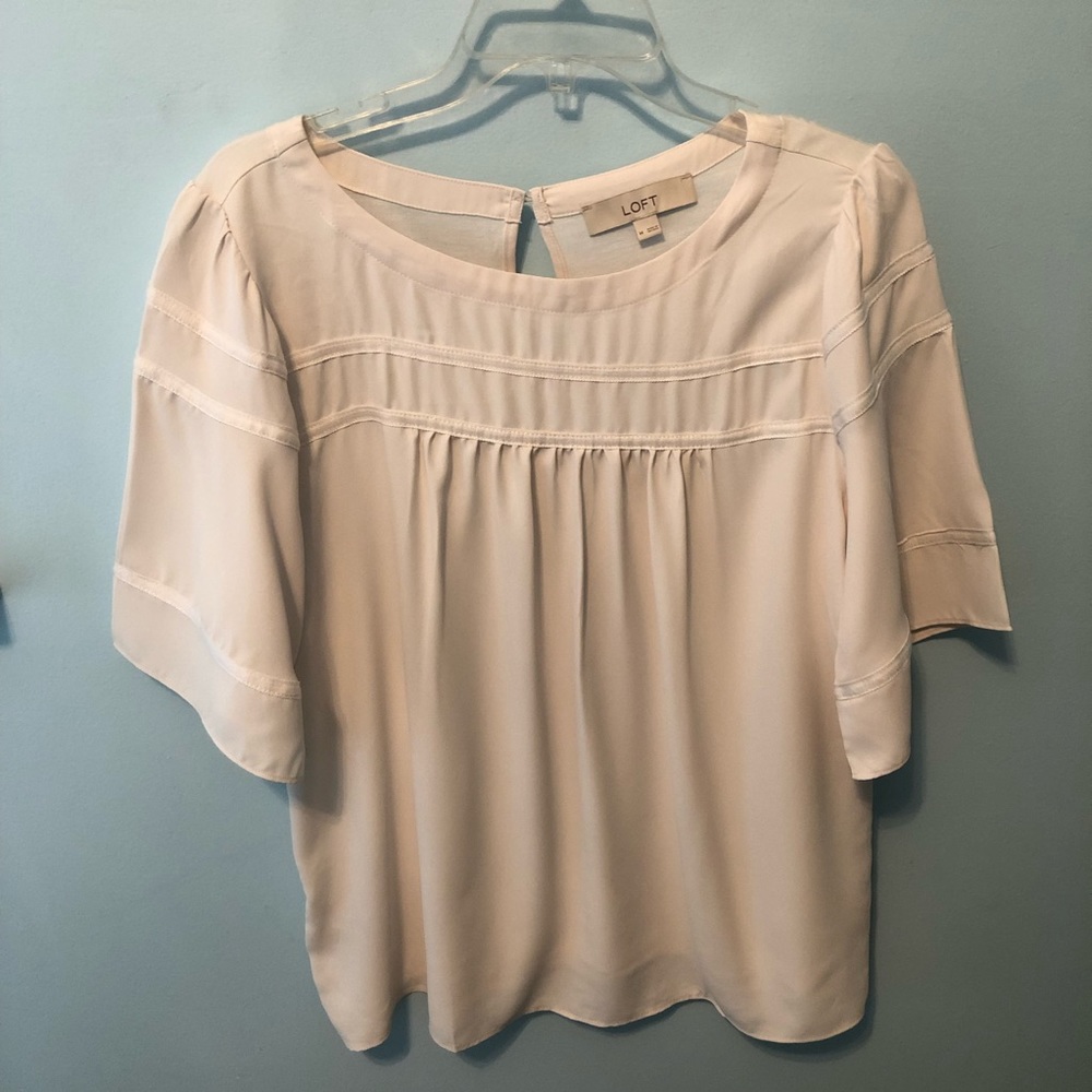 LOFT Cream Top